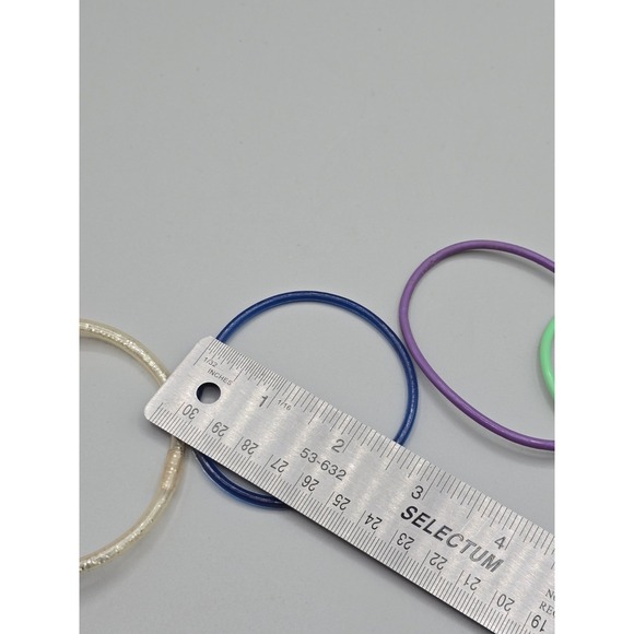 Lot Of 17 Vintage 90's Jelly Bracelets Multicolor - Picture 7 of 7